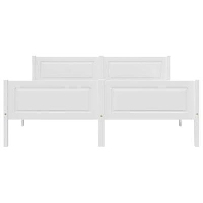 Bedframe massief grenenhout wit 140x200 cm Bedframe massief grenenhout wit 140x200 cm