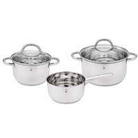 Gustav Voss Valencia Pannenset 5-Delig - Inductie - RVS - thumbnail