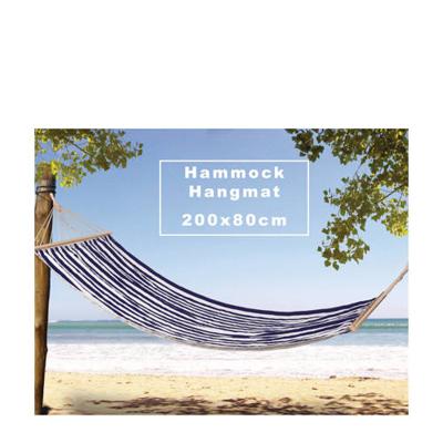 ProGarden Hangmat gestreept 200x80 cm blauw ProGarden Hangmat gestreept 200x80 cm blauw