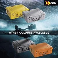 Peli 1600 Waterdichte Koffer Voor Complete Dslr-Uitrusting, Drones E.A. Kwetsbaar Apparatuur, Ip67 Water- En Stofdicht, Capaciteit: 46L, Gemaakt In Duitsland, Met Aanpasbaar Plukschuim, Kleur: Oranje - thumbnail