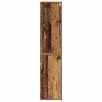 Hoge kast Oudhout 80 x 33 x 150 cm Bewerkt hout - thumbnail