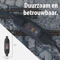 Brennenstuhl 1290720011 Tussenschakelaar voor persoonsbescherming PRCD 230 V Zwart IP66 - thumbnail