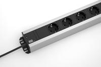 Bachmann 300000 Stekkerdoos 19 inch 6-voudig Zwart, Antraciet Randaarde stekker 1 stuk(s) - thumbnail