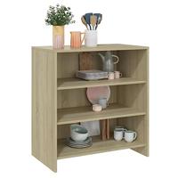 Dressoir 70x40,5x75 cm bewerkt hout sonoma eikenkleurig - thumbnail