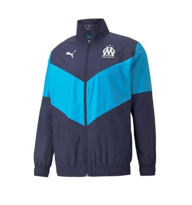Olympique Marseille Trainingstop Senior 2021-2022 - Maat S - Kleur: Blauw | Soccerfanshop