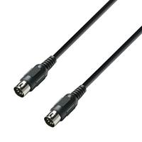 Adam Hall 3 Star MIDI 0150 BLK MIDI kabel 1,5 m - thumbnail