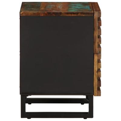 Nachtkastjes 2 st 40x34x46 cm massief gerecycled hout