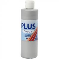 Plus Color acrylverf, zilver, 250 ml/ 1 fles - thumbnail