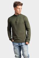 Purewhite Essential Knit Half Zip Sweater Heren Groen - Maat M - Kleur: Groen | Soccerfanshop - thumbnail