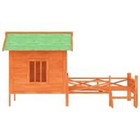 VidaXL Hondenhok 159x120x88,5 cm massief grenenhout bruin - thumbnail