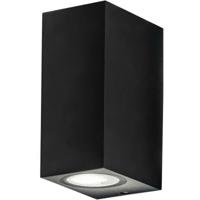 LED Tuinverlichting - Buitenlamp - Prixa Hoptron - Up en Down - GU10 Fitting - Vierkant - Mat Zwart - Aluminium - Philips - CorePro 830 36D - 3W - Warm Wit 3000K - Dimbaar - thumbnail
