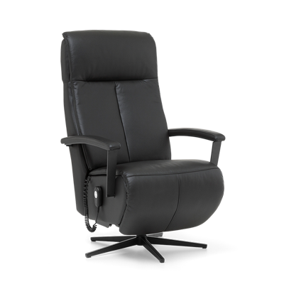 Sta-op Stoel J-106 Zwart Leer Sta-op Stoel J-106 Zwart Leer