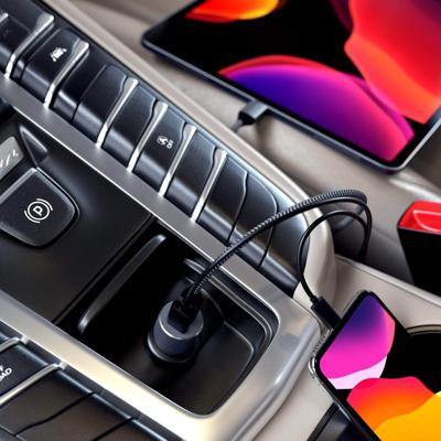 Satechi ST-TCPDCCM Laadadapter 72 W 1x USB-A, 1x USB-C Antraciet Binnen