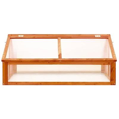 VidaXL Broeikas 114x80x50 cm vurenhout bruin