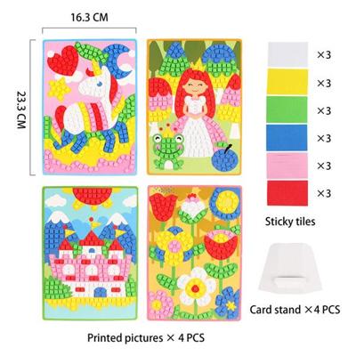 Mozaïek Collage Prinses Knutselset