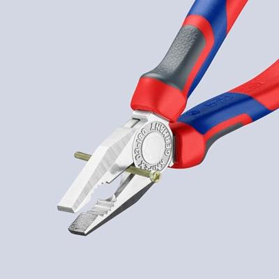 Knipex Kombitang verchroomd met meer-componentengrepen 180 mm - 0305180