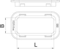 OBO Bettermann 6066704 Montageaccessoire (l x b) 58 mm x 28 mm Grijs 1 stuk(s) - thumbnail