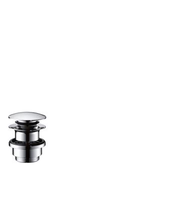 Push Open Afvoergarnituur DN32 HansGrohe Geborsteld Zwart Chroom Push Open Afvoergarnituur DN32 HansGrohe Geborsteld Zwart Chroom