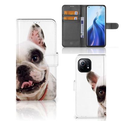 Xiaomi Mi 11 | Telefoonhoesje | Met pasjeshouder | Franse Bulldog Xiaomi Mi 11 | Telefoonhoesje | Met pasjeshouder | Franse Bulldog