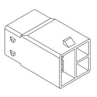 Molex 351500400 Female behuizing (kabel) Totaal aantal polen: 4 Inhoud: 1 stuk(s) Bulk - thumbnail