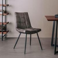 Tower Living Eetkamerstoel 'Navarra' kleur Antraciet - thumbnail