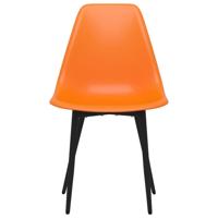 Eetkamerstoelen 4 st PP oranje - thumbnail