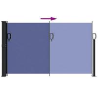 VidaXL Windscherm uittrekbaar 117x300 cm blauw - thumbnail