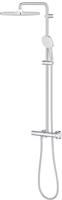 Grohe Tempesta 250 Cube regendoucheset met 3 straalsoorten en thermostaatkraan Ø25cm chroom - thumbnail