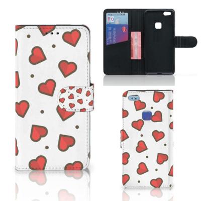 Huawei P10 Lite | Telefoon Hoesje | Hearts Huawei P10 Lite | Telefoon Hoesje | Hearts