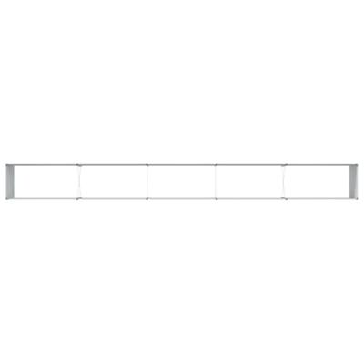 Verhoogde plantenbak 485 x 50 x 68 cm Gegalvaniseerd staal