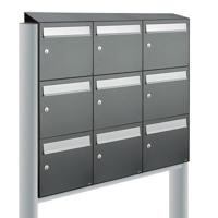 Allux Flow Set 3-Breed, 3-Hoog Met Dak Op Statief Antraciet - 40040065_3x3ds - thumbnail