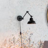 ZILT Wandlamp 'Vardon' kleur Zwart - thumbnail