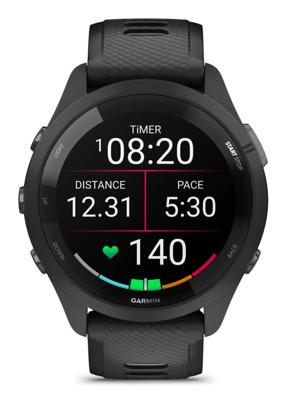 Garmin Forerunner 265 3,3 cm (1.3") AMOLED 46 mm Digitaal 416 x 416 Pixels Touchscreen Zwart Wifi GPS