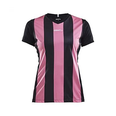 Craft 1905568 Progress Stripe Jersey W - Black/Pop - XXL