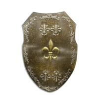 ijzeren muurschild met fleur de lis - roest (rx-372) - thumbnail