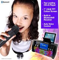 Easy Karaoke EKS780BT Bluetooth Karaoke System met één microfoon - thumbnail