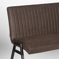 LABEL51 Eetkamerbank 'Matz', 175cm, kleur Bruin - thumbnail