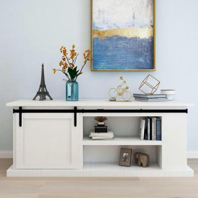 VidaXL Ophangset voor minischuifdeur 183 cm koolstofstaal