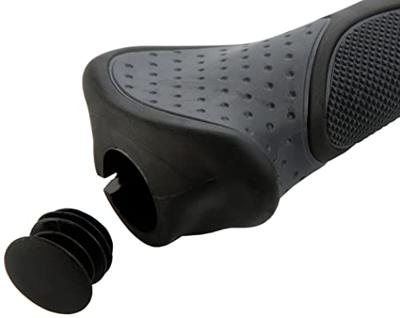 Ergotec Handvatten frisco 2 siliconen kort/lang zwart/grijs