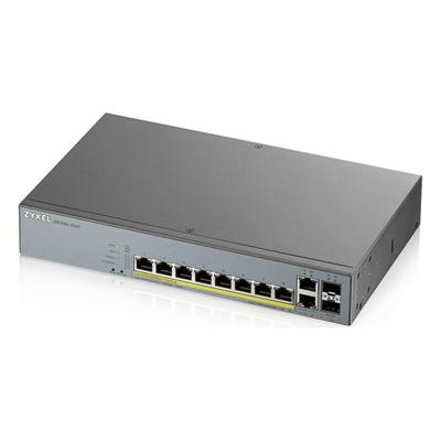 Zyxel GS1350-12HP-EU0101F netwerk-switch Managed L2 Gigabit Ethernet (10/100/1000) Grijs Power over Zyxel GS1350-12HP-EU0101F netwerk-switch Managed L2 Gigabit Ethernet (10/100/1000) Grijs Power over