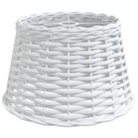 VidaXL Plafondlampenkap ø38x23 cm wicker wit - thumbnail