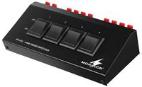Monacor Speaker Switch Box voor 4 paar luidsprekers (200 WMAX) - thumbnail