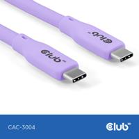 club3D USB-C-kabel USB-C stekker 2.00 m Violet CAC-3004 - thumbnail
