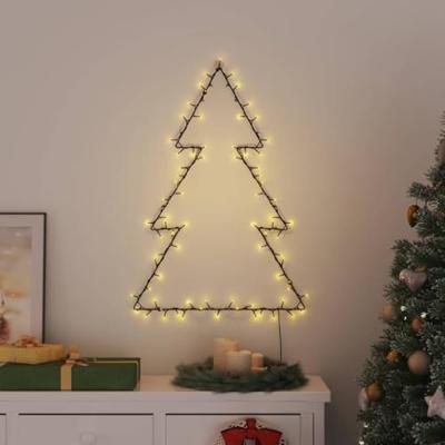 VidaXL Kerstverlichting kerstboom silhouet 115 leds warm wit