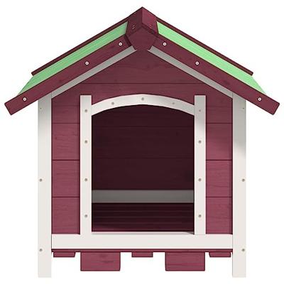 VidaXL Hondenhok 65x65x61,5 cm massief grenenhout mokkakleurig