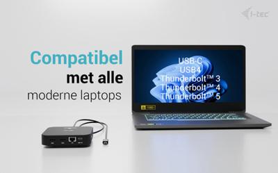I-tec C31DUALHDMIDOCKPD laptop dock & poortreplicator