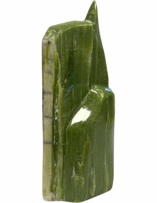 Serpentijn Sculptuur Afghanistan Handgeslepen Half-edelsteen 524 Gram Serpentijn Sculptuur Afghanistan Handgeslepen Half-edelsteen 524 Gram