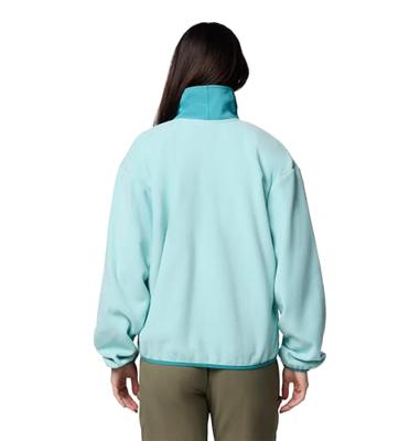 Columbia Sequoia Grove™ 1/2 Zip Pully Dames Spray, Teal M