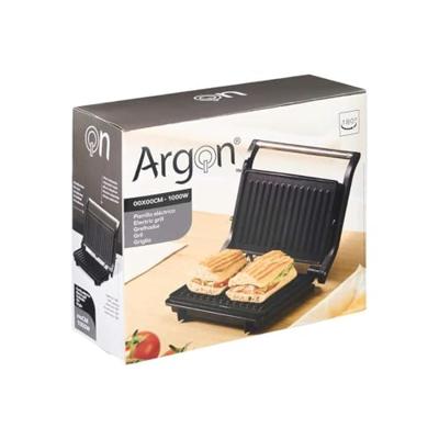 Contactgrillstand Argon Y-8831 Zwart 1000 W