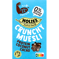 Holie&apos;s Crunchy Muesli Protein Coconut Cacao 400g bij Jumbo - thumbnail